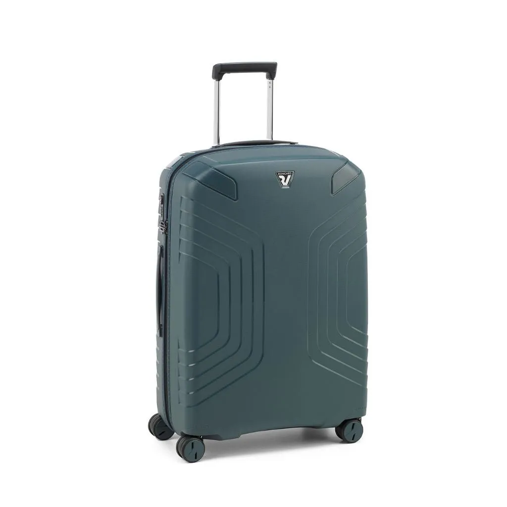 Roncato Ypsilon Medium 69cm Hardsided Exp Spinner Suitcase Green