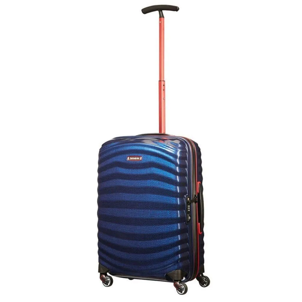 Samsonite Lite-Shock Sport 2 Piece Hardsided Suitcase Duo - Nautical Blue/Red