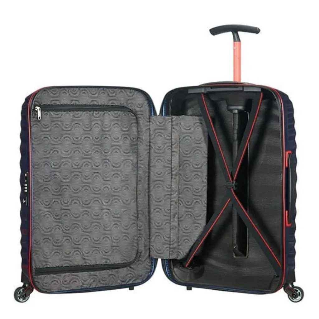 Samsonite Lite-Shock Sport 2 Piece Hardsided Suitcase Duo - Nautical Blue/Red