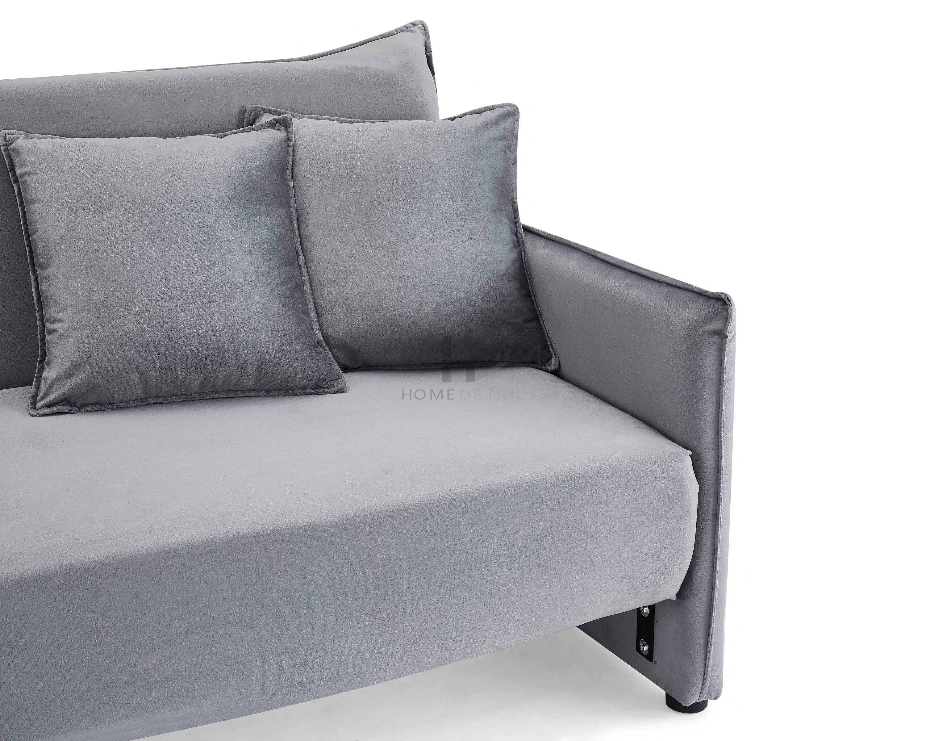 Spencer 3 Seater Grey Velvet Recliner Sofa Bed