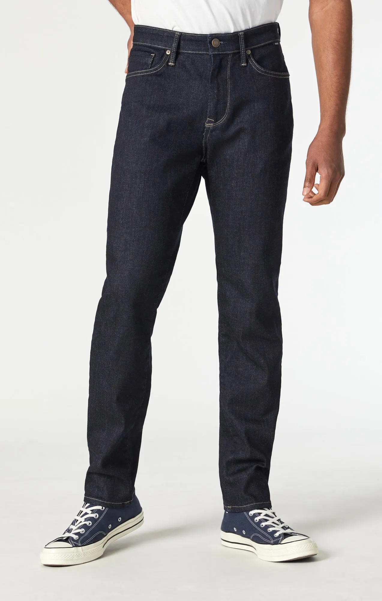 STEVE ATHLETIC FIT JEANS IN RINSE PRO DARKTECH