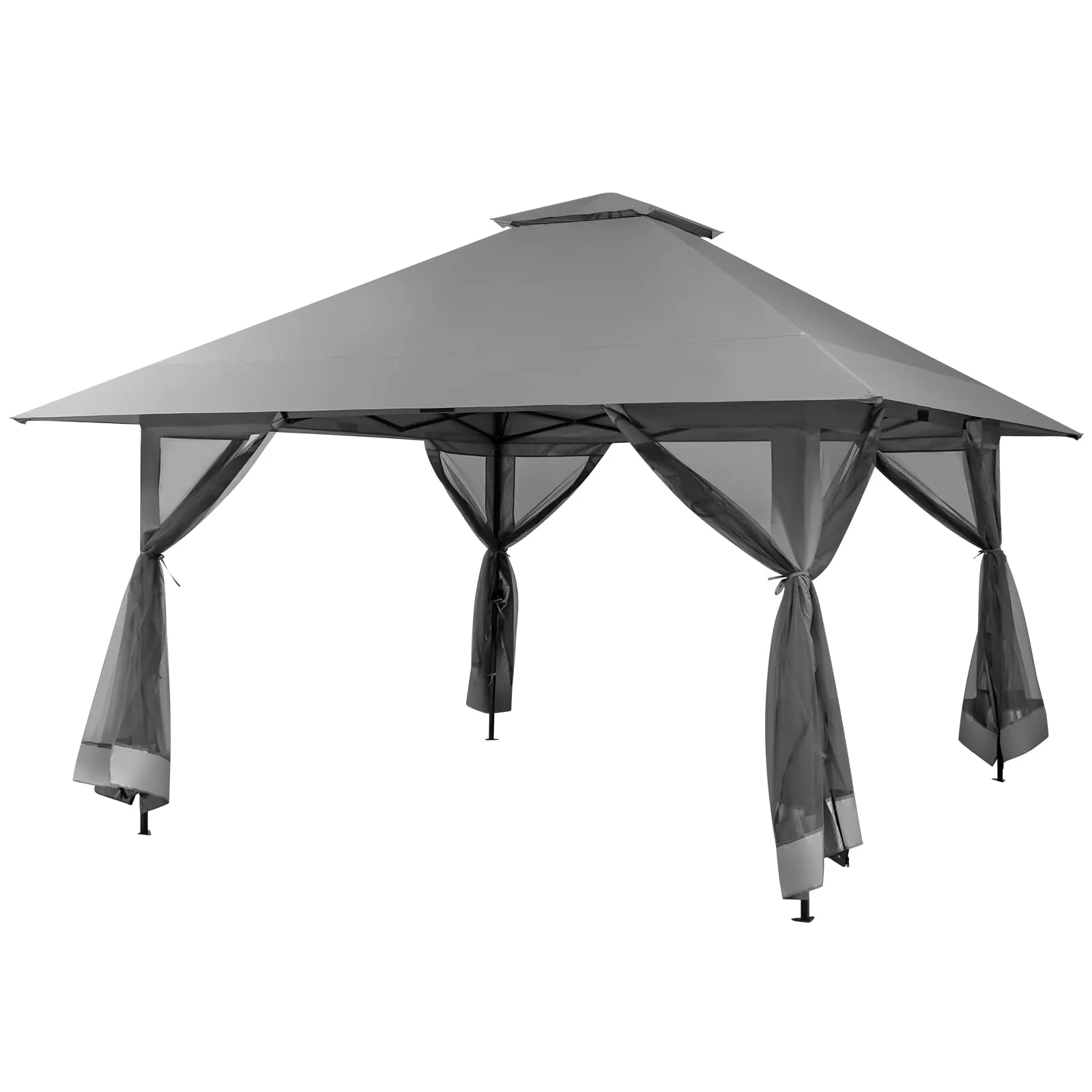 Tangkula 13' x 13' Pop-up Gazebo Canopy, Instant Setup Canopy Tent