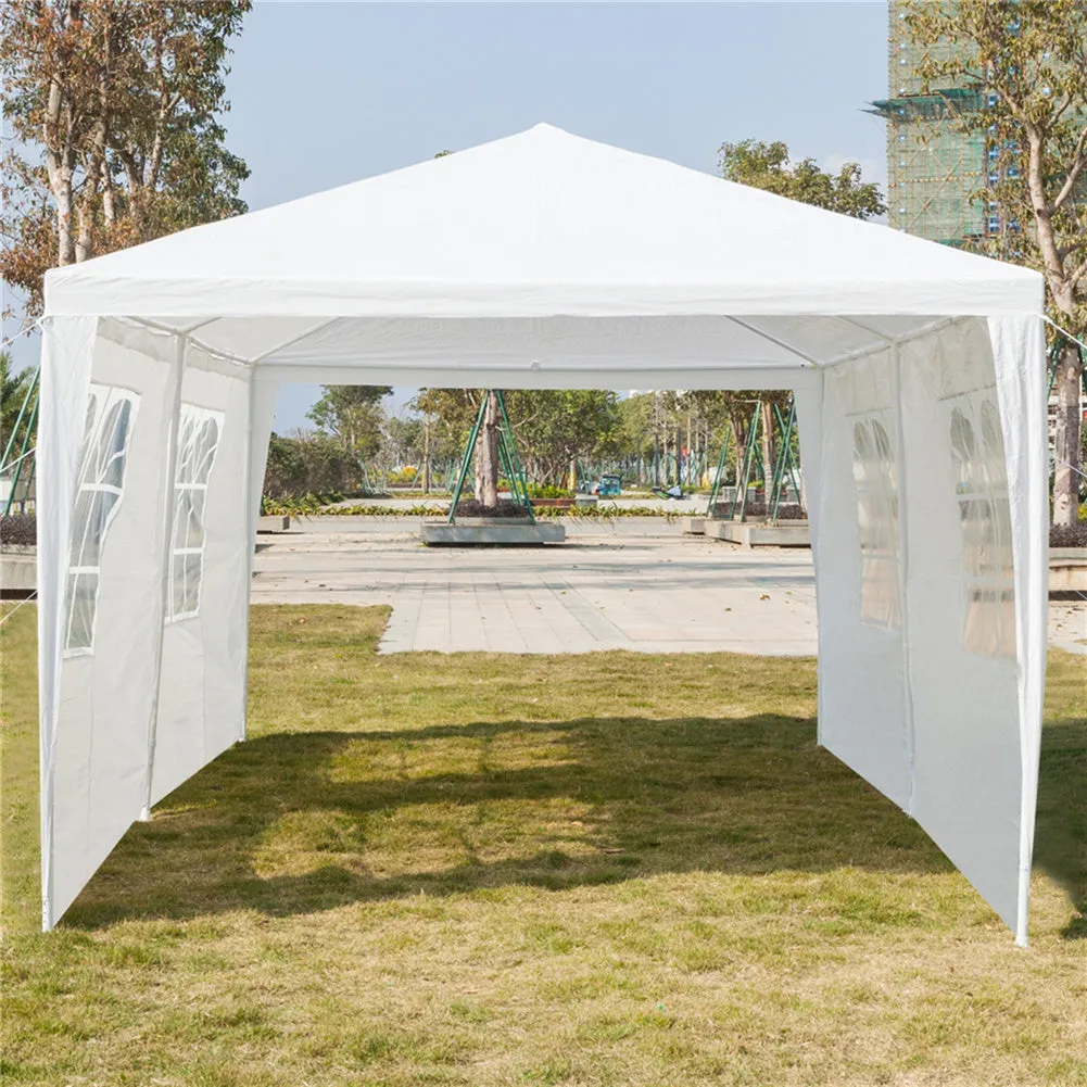 THBOXES 3x6m 6-sided 2 Doors Spiral Tube Pergola Waterproof Tent for Household Wedding Party