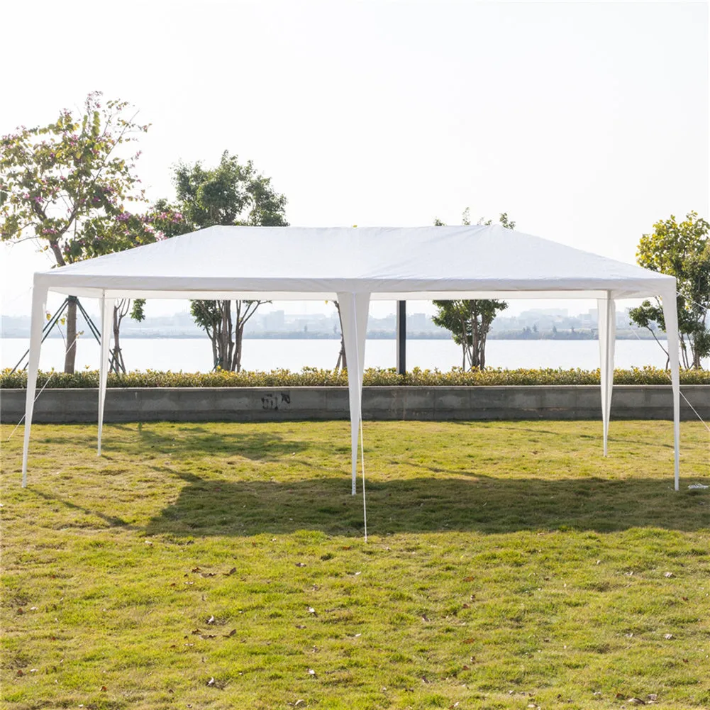 THBOXES 3x6m 6-sided 2 Doors Spiral Tube Pergola Waterproof Tent for Household Wedding Party