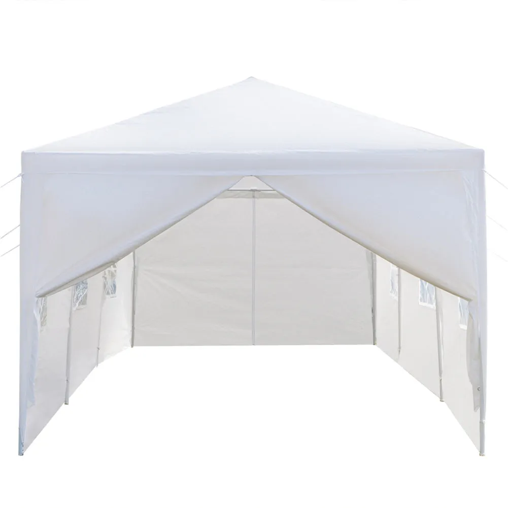 THBOXES 3x9m 8-sided 2 Doors Spiral Tube Tent Waterproof Tent for Wedding Camping Parking