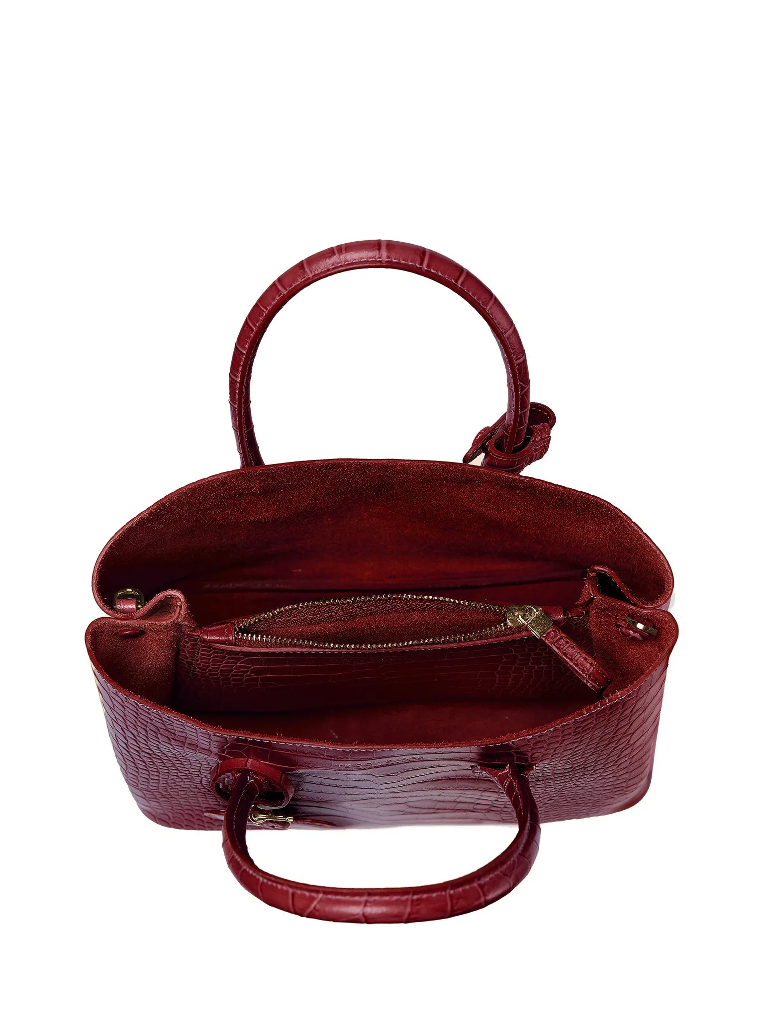 Vanessa Croco 12" - Dark Red