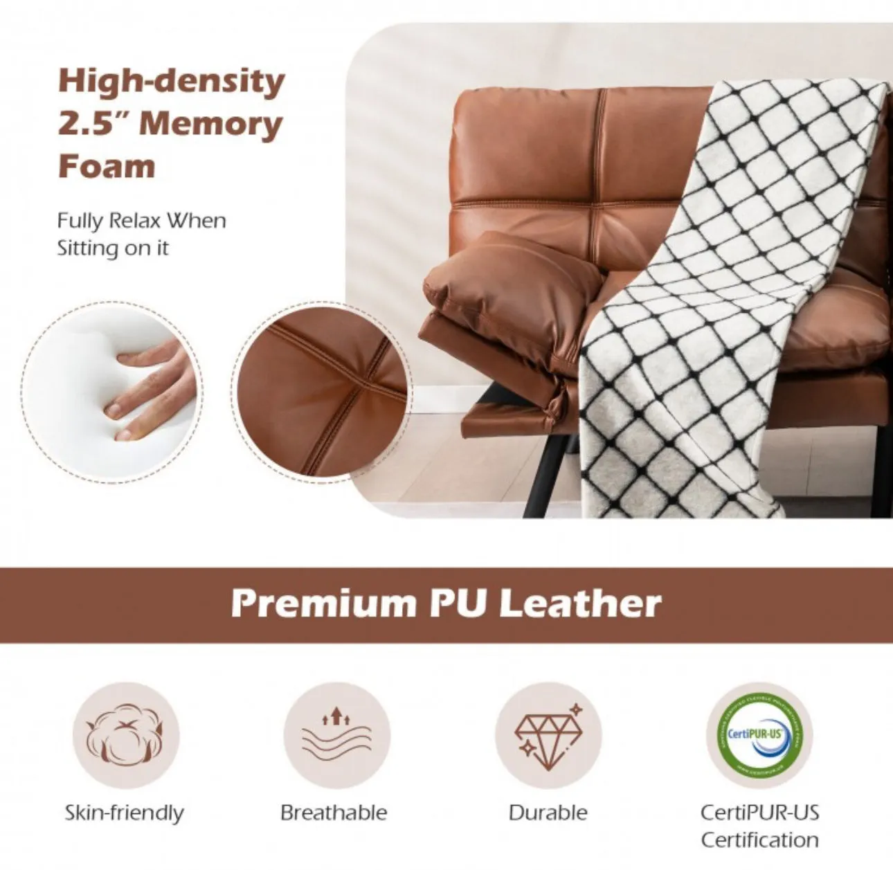 Very Elegant Modern Heavy Duty Convertible Memory Foam Futon Sofa Bed Couch With Adjustable Armrest