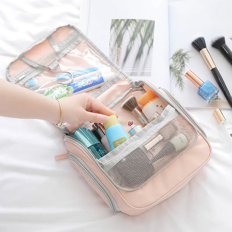 Waterproof toiletry bag portable small ears portable toiletry bag multi-functional travel storage cosmetic bag