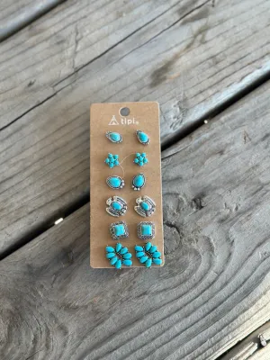 Western Post Earring Set