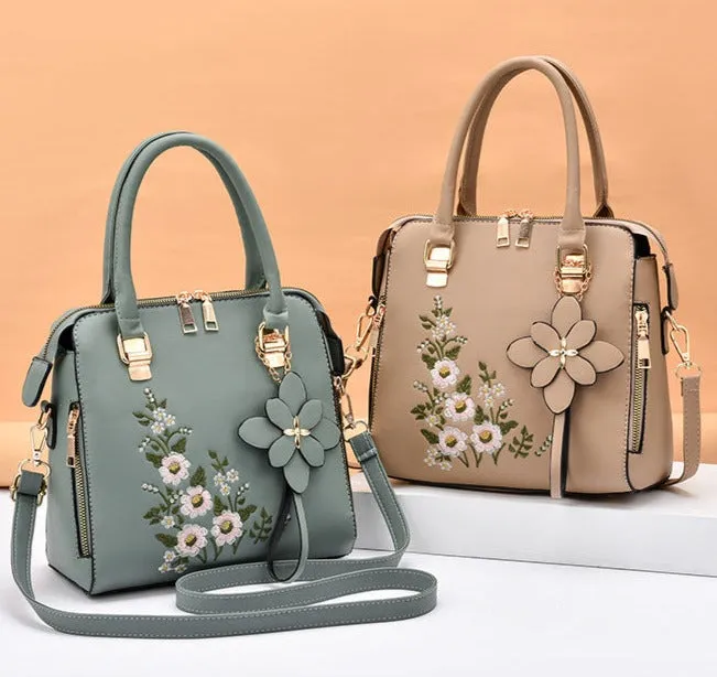 Women's bag fashion trend version printed decoration women's shoulder handbag