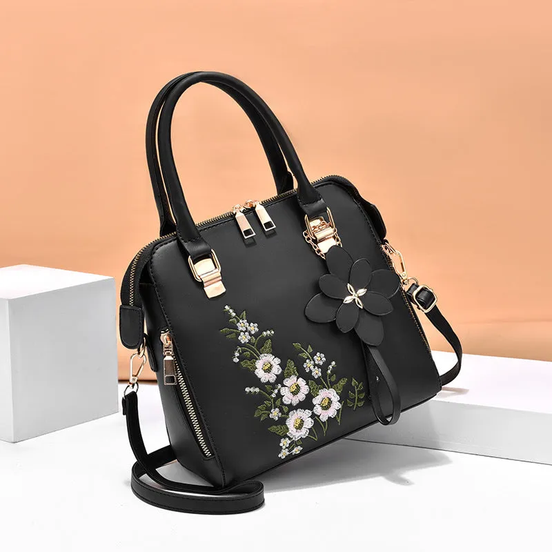 Women's bag fashion trend version printed decoration women's shoulder handbag