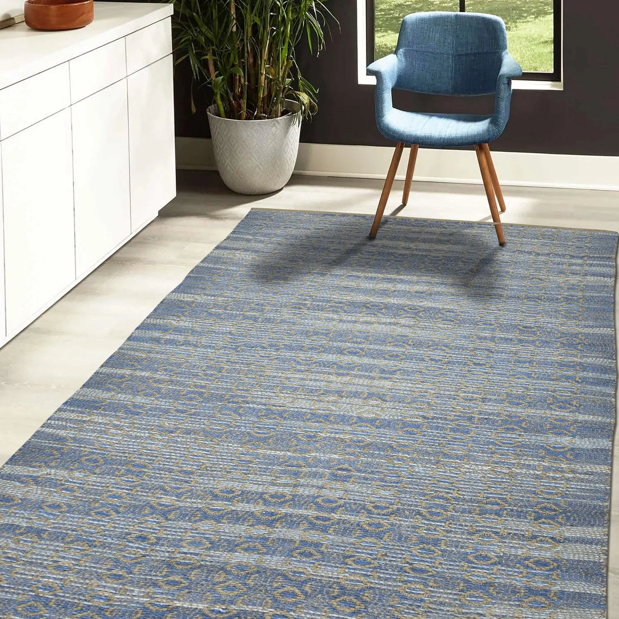 Zola ZOL-3 Blue Rug