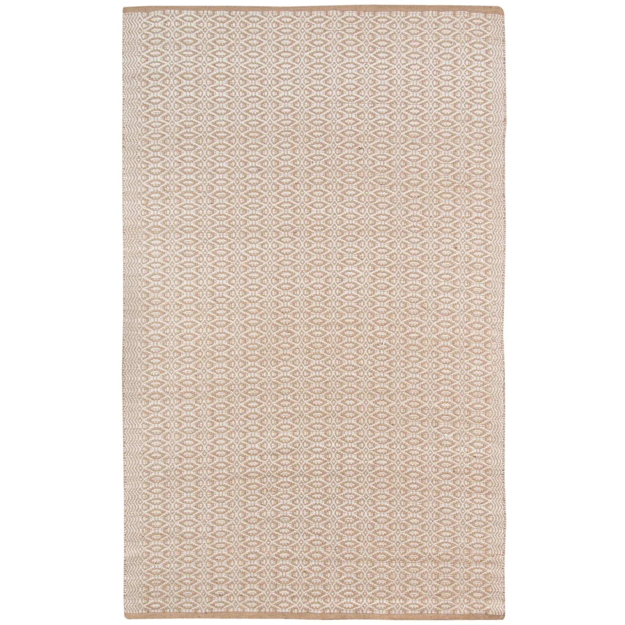 Zola ZOL-7 White/Tan Rug