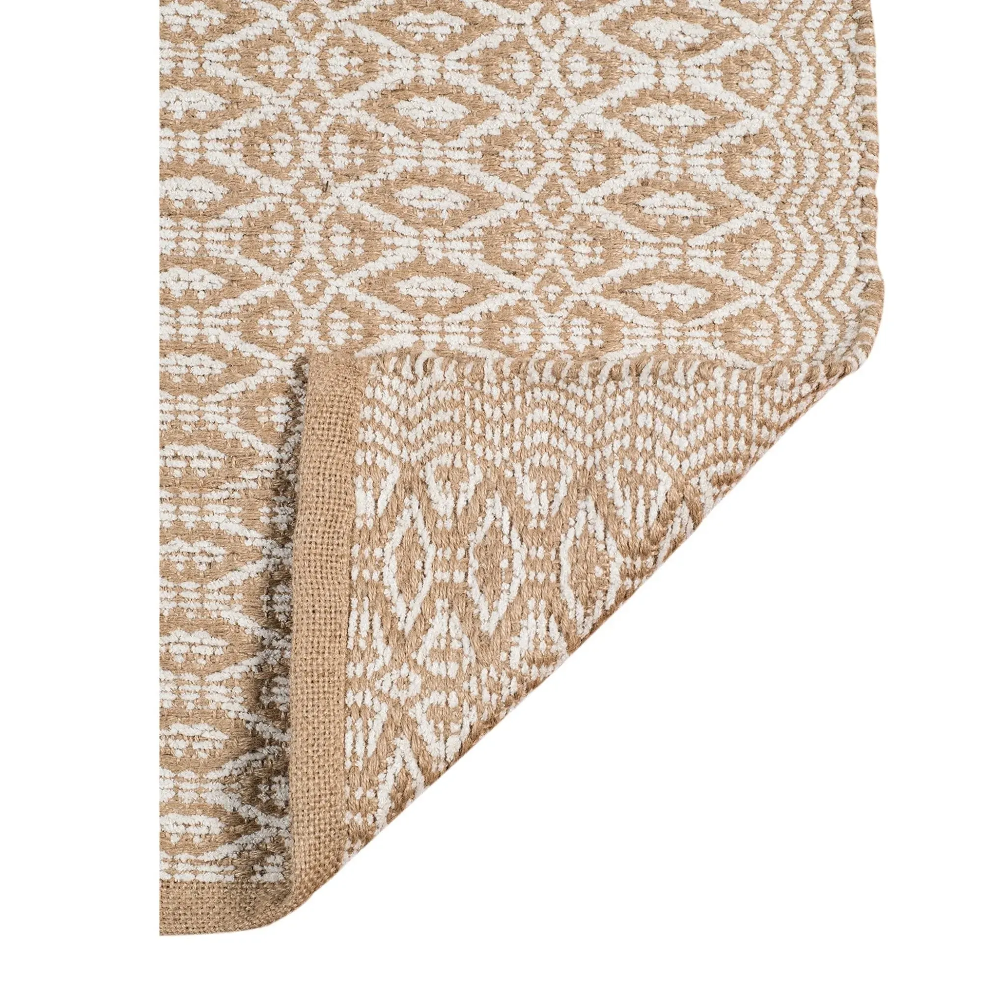 Zola ZOL-7 White/Tan Rug